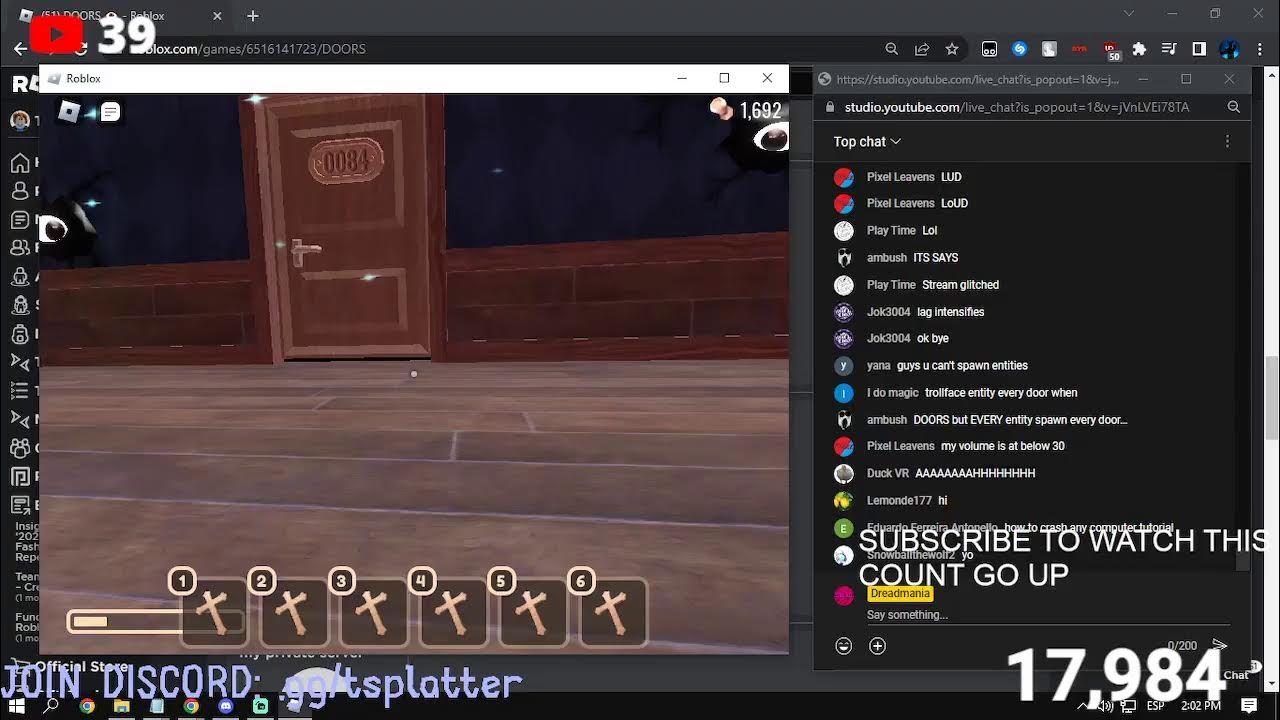 DOORS, but EVERY entity spawns every door... Chaos) YouTube