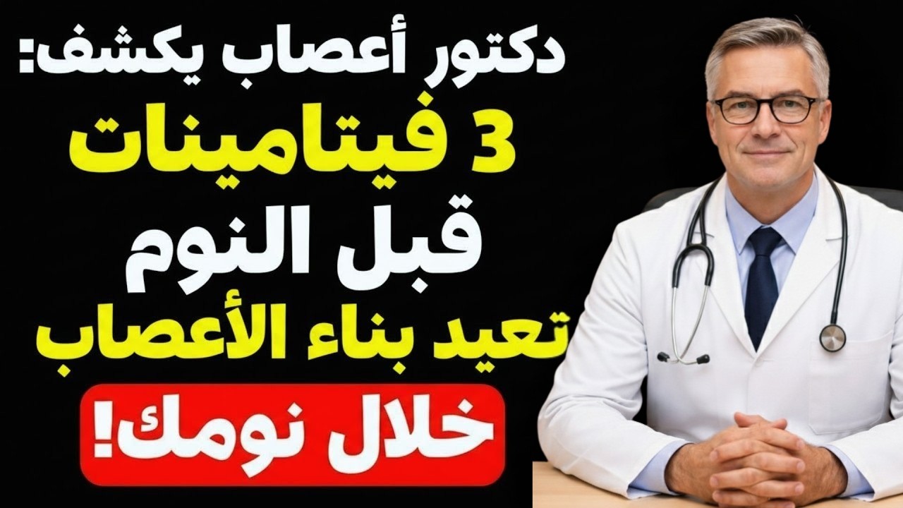 سر القوة بعد الستين: 3 فيتامينات قبل النوم تُعيد ساقيك 20 سنة إلى الوراء!