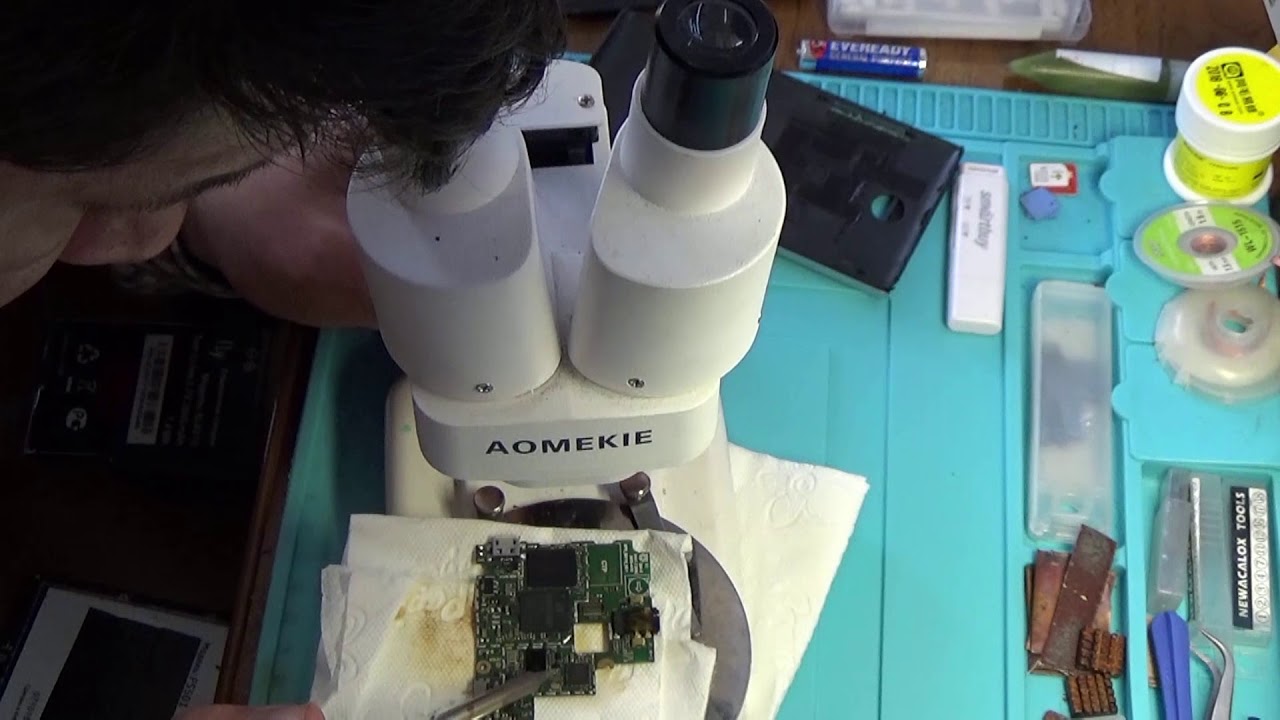 Fly FS501 Nimbus 3 нет сети. Замена трансивера SR3131