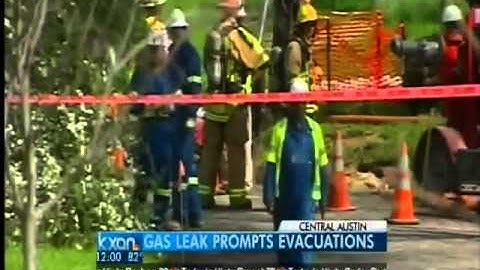 Gas leak prompts evacuations
