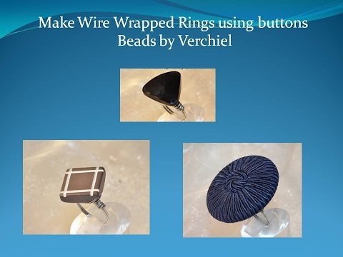 Wire Wrapped Rings tutorial using buttons