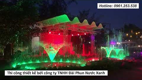 Thiết kế đài phun nước quán cafe tại Hải Dương