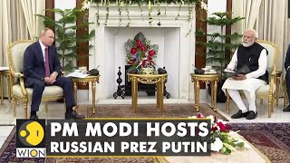 Indian PM Modi meets Russian President Vladimir Putin at Hyderabad House | India-Russia Summit News