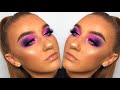 BUBBLEGUM BLEND EYESHADOW TUTORIAL | BEAUTY BAY EYN BRIGHTS PALETTE | REBECCA CAPEL MAKEUP