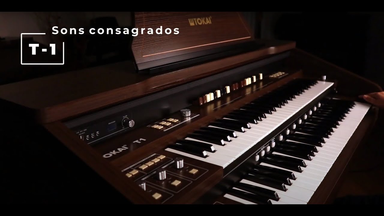 Órgão Eletrônico TOKAI T-1 Litúrgico Marrom Vengue: Som Celestial