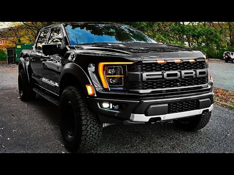 Видео: 2023 Ford F-150 Raptor Black - детали интерьера и экстерьера (Дикий грузовик)