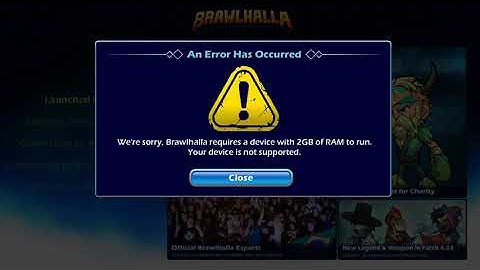 Brawlhalla mobile is not working
