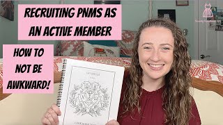 Tips for recruiting PNMs as an ACTIVE MEMBER | Sorority Recruitment 101