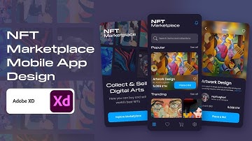 NFT Marketplace Mobile App Design
