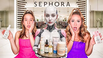 WE LET AI DECIDE WHAT MAKEUP & SKINCARE WE BUY AT SEPHORA 😱💄🤫 #makeup #trend #skincare