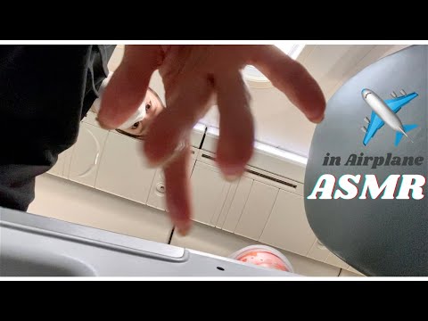 Chaotic ASMR 🛫in an AIRPLANE🛬 AGGRESSIVE Lofi Tapping, Scratching Triggers *Loud White Noise*