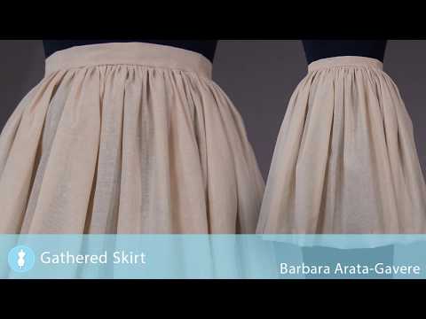 Gathered Skirt with