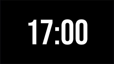 17 Minute Countdown Timer | Minimal