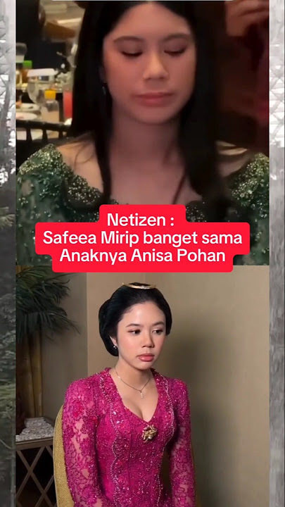 Anisa pohan bawa putrinya yang mirip safeea ke ngunduh mantu al ghazali
