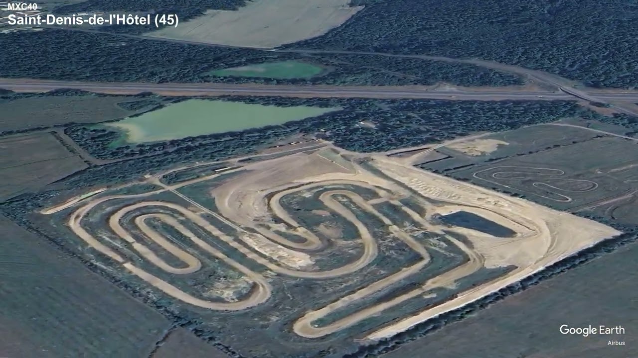 Le circuit de motocross de Saint-Denis-de-l'Hôtel (45)