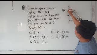 PEMBAHASAN SOAL NO 1 TPA UTBK GEOMETRI BIDANG DATAR PEMBAHASAN SOAL NO 1 TPA UTBK GEOMETRI BIDANG DATAR