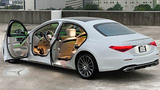 2024 Mercedes S Class S580 V8 - Sound, Interior and Exterior