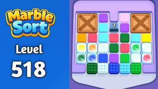 Marble sort Level 518 walkthrough solution 