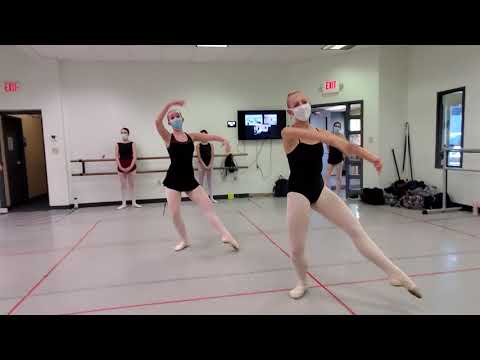 balance pirouette ballet combination center