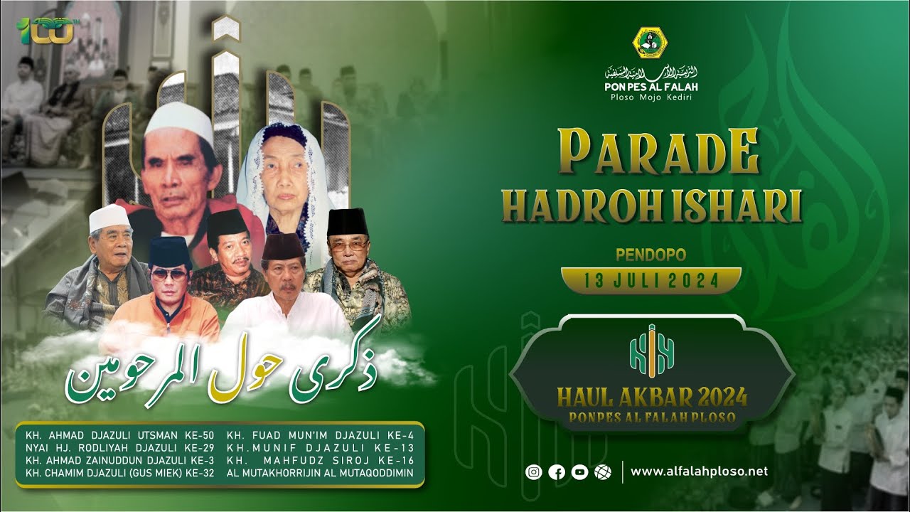(LIVE) PARADE HADROH ISHARI NU SE - JAWA TIMUR || HAUL AKBAR 2024 PP AL FALAH PLOSO