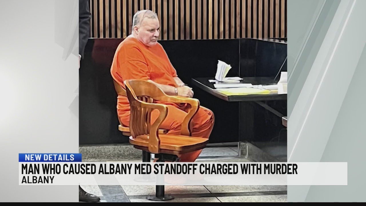 Man who caused Albany Med standoff charged with murder - YouTube