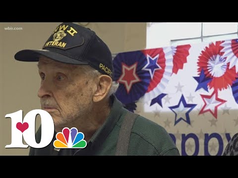 Community hosts celebration when local World War II veteran turns 100 years old