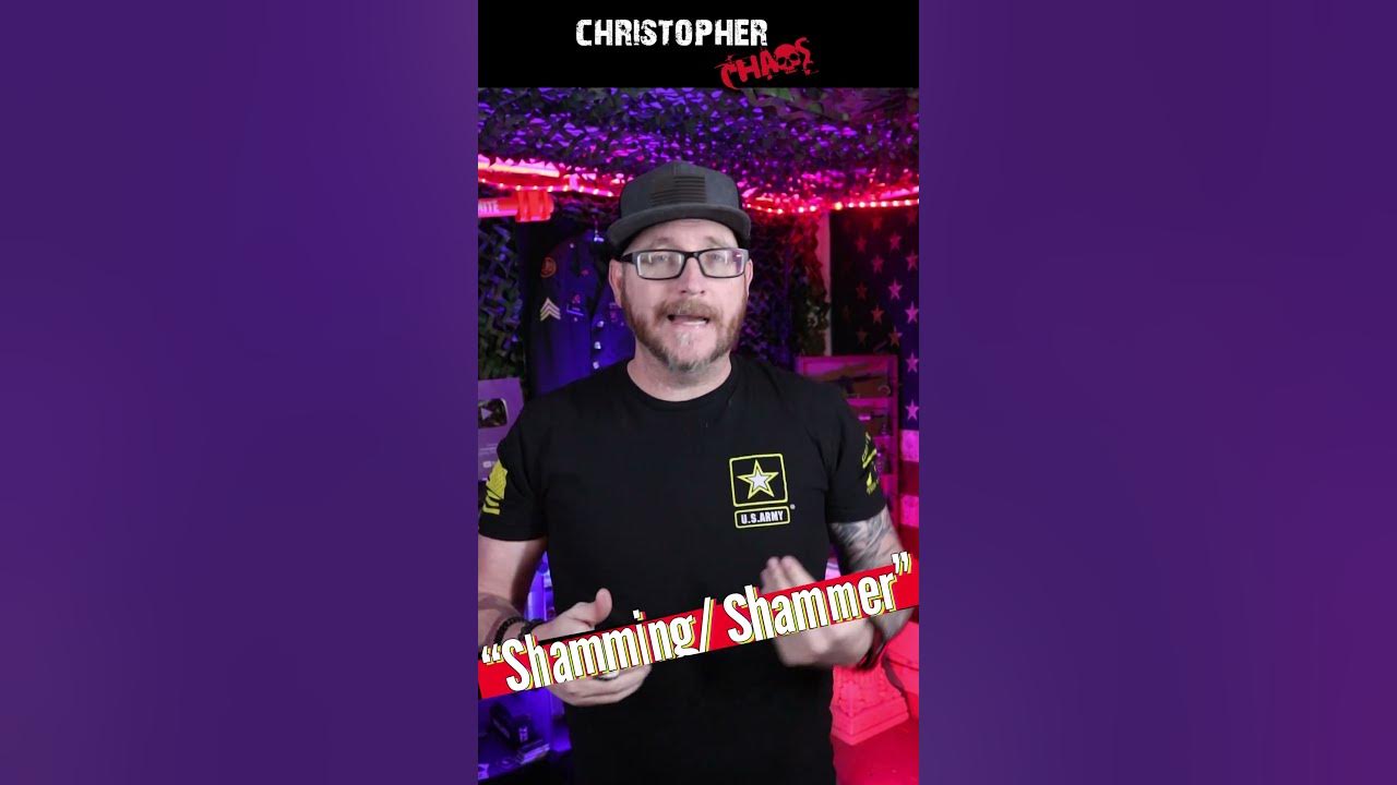 What is "Shamming" in the Army YouTube
