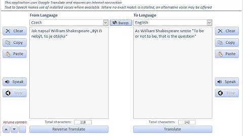Translate & Speak In Microsoft Access