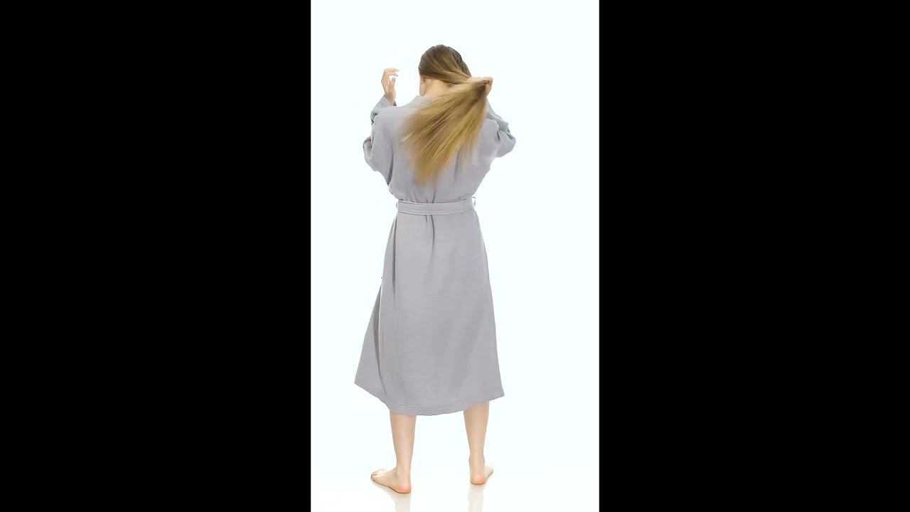Unisex Muslin Bathrobe / For Sustainable Life / ETSY