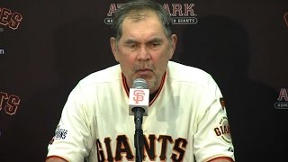 ARI@SF: Bochy on loss, being swept by D-backs