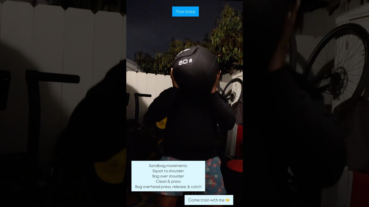 I love the basic sandbag movements 🤝