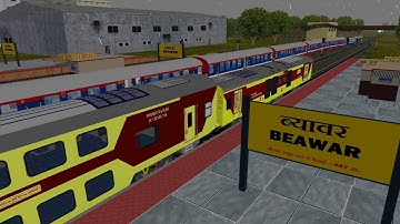 Part Two || Double Decker Service || Beawar Station || IR In Msts Open Rail