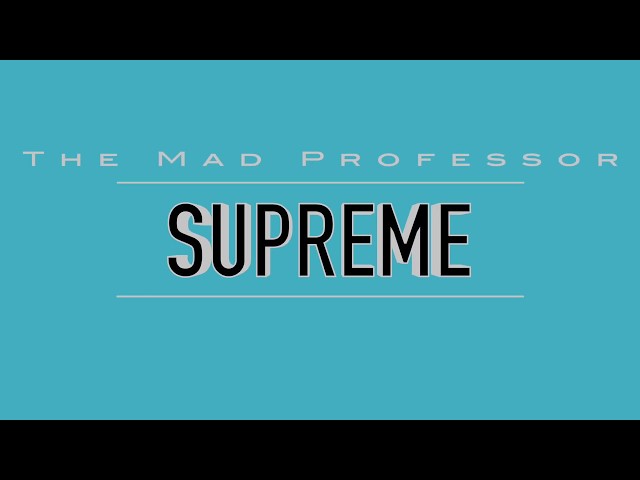 Supreme Overdrive Demo / Mad Professor - YouTube