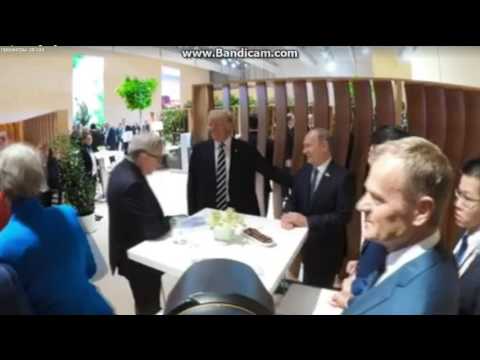 ТРАМП ПОЖАЛ РУКУ ПУТИНА 07.07.2017