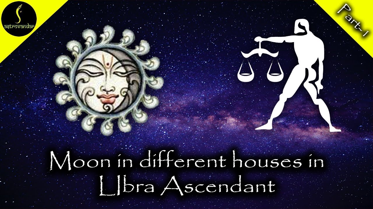 moon in different houses in libra ascendant or tula lagna part-1