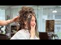 ASMR💈Tokyo Gyaru Hair Transformation! She didn’t expect this Hair volume. #haircut #hairstyle