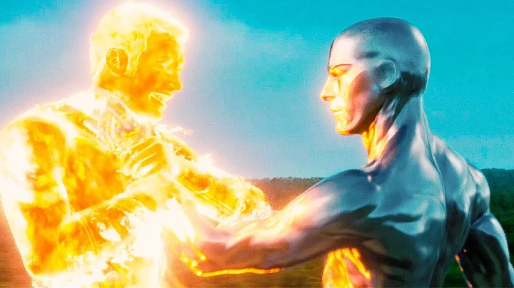 Silver Surfer vs Human Torch - Fantastic Four: Rise of the Silver Surfer (2007) Movie Clip HD