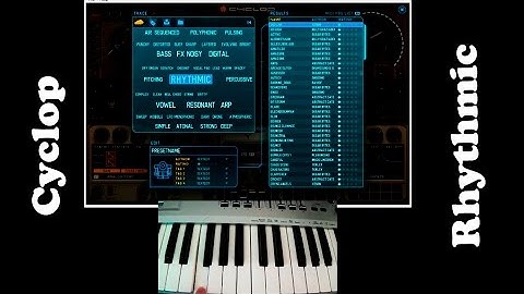 Cyclop - Sugar Bytes (Rhythmic) lll Best VST plugins synthesizer