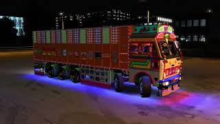 indian truck night driver gameplay Ps5 with mkamgamers│euro truck simulator 2  #ETS2 1 46 screenshot 3
