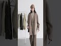 CHIC VEN Women's Woolen Coats Loose Casual Double Breasted Retro