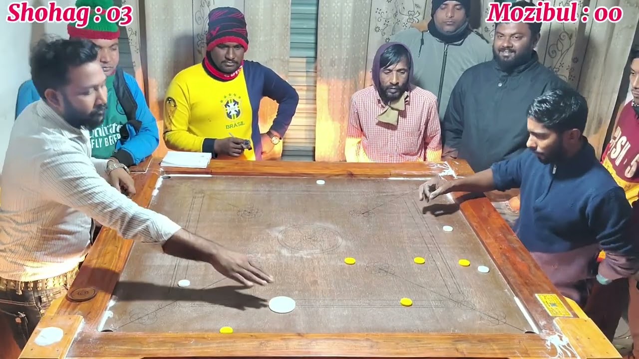 নিউ Carrom টুর্নামেন্ট ২০২৬ Shohag VS Mozibul #challenge #games #carrom #gaming #gamer 
