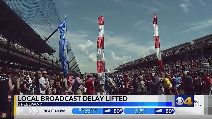 Local broadcast delay of the Indy 500 has been lifted