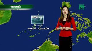 Thời tiết 12h 02/09/2019: Áp thấp có thể mạnh lên thành bão số 5| VTC14