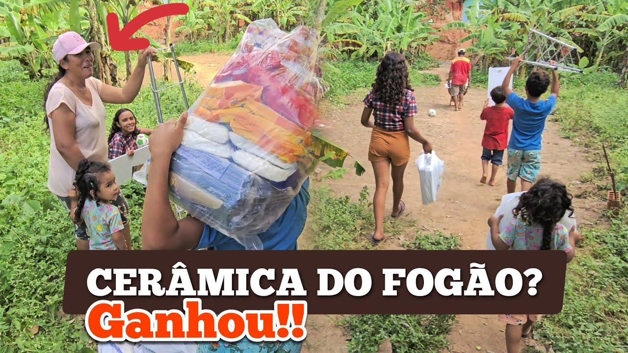 ROSIANE E TICA GANHAM SURPRESAS E CERÂMICA PARA O FOGÃO 😃🎉