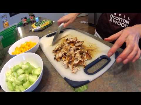 Healthy Lunch Meal Prep | Fiesta Chicken Salad