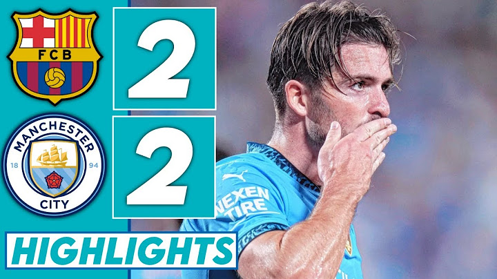 Barcelona 2-2 Man City Highlights Freindly 2024 | Grealish, Victor, O'reilly & Torre Goals
