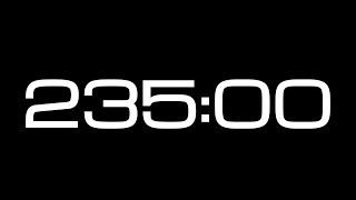 235 Minute Countdown Timer / NO SOUND