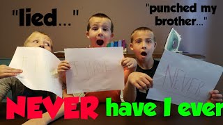 NEVER HAVE I EVER: extreme confessions from kids...