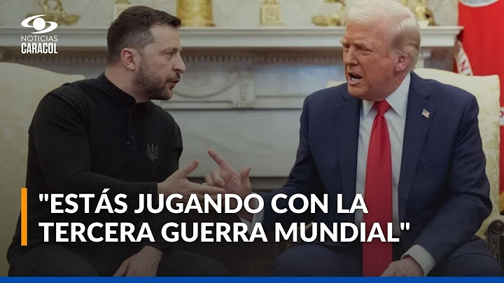 El video de la dura discusión entre Trump y Zelenski: Está jugando con la tercera guerra mundial
