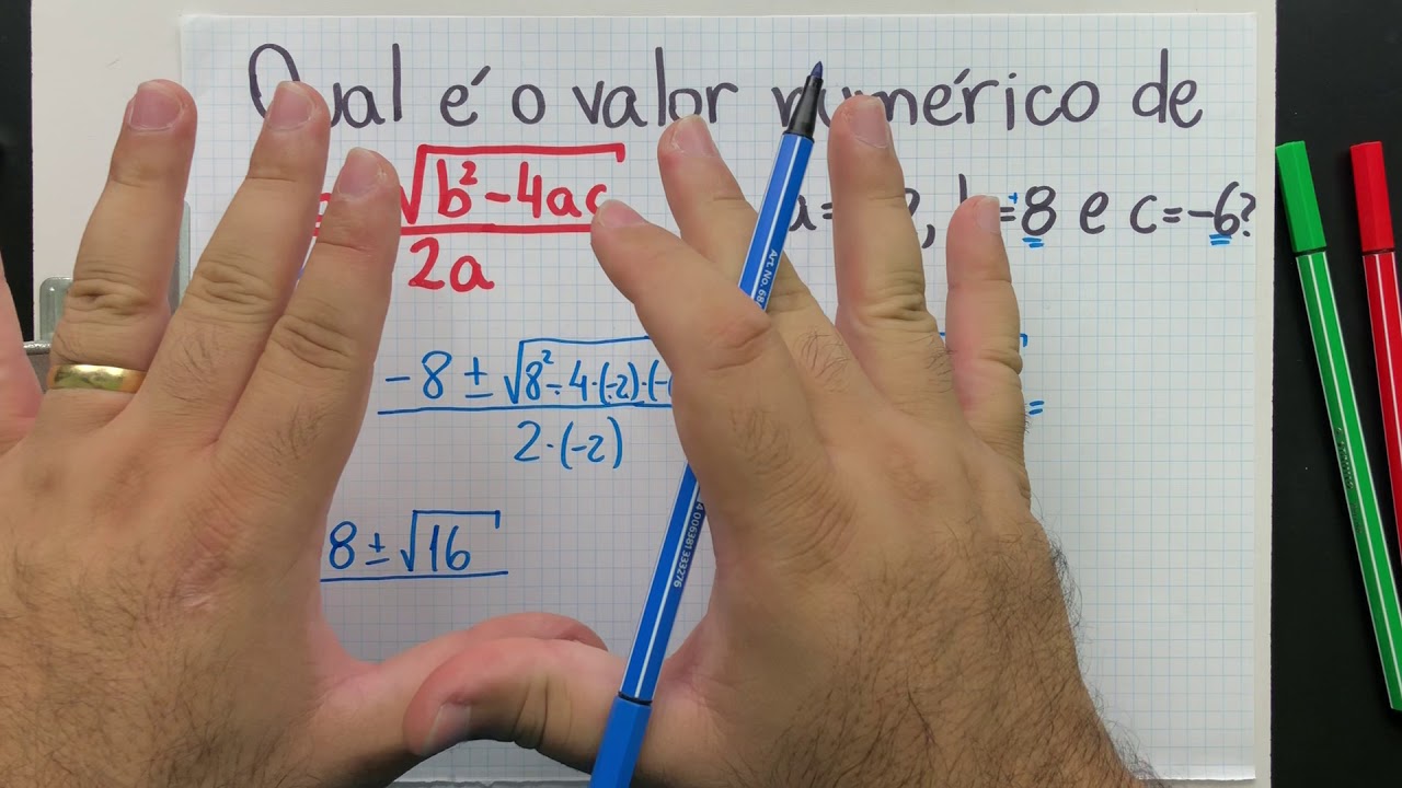 Dica 26 Valor Numerico De Expressao Algebrica Para Entender Formula De Bhaskara Youtube